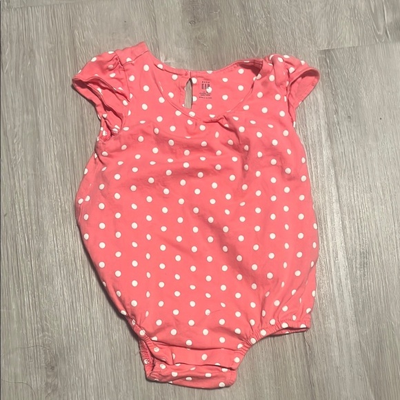 Polka Dot Pink Kids One Piece - Picture 1 of 1